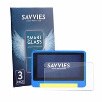 "3X Savvies Schutzglas FüR Bufo Kids Tablet 7\" Panzer Folie Glas Klar"