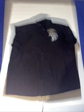 Gas Monkey Garage Mechanic Shirt Mens Size 3XL Black Button Up USA Work