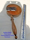 Antique Maple "Extra Hand" Sewing Hand Clamp Collectable Tool
