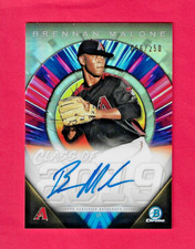 BRENNAN MALONE 2019 Bowman Draft Chrome Class Of 2019 AUTO REFRACTOR /250 C19A