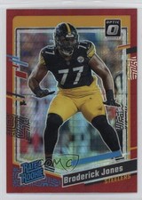 2023 Panini Donruss Optic Rated Rookie Red Hyper Prizm Broderick Jones #285 1b1x