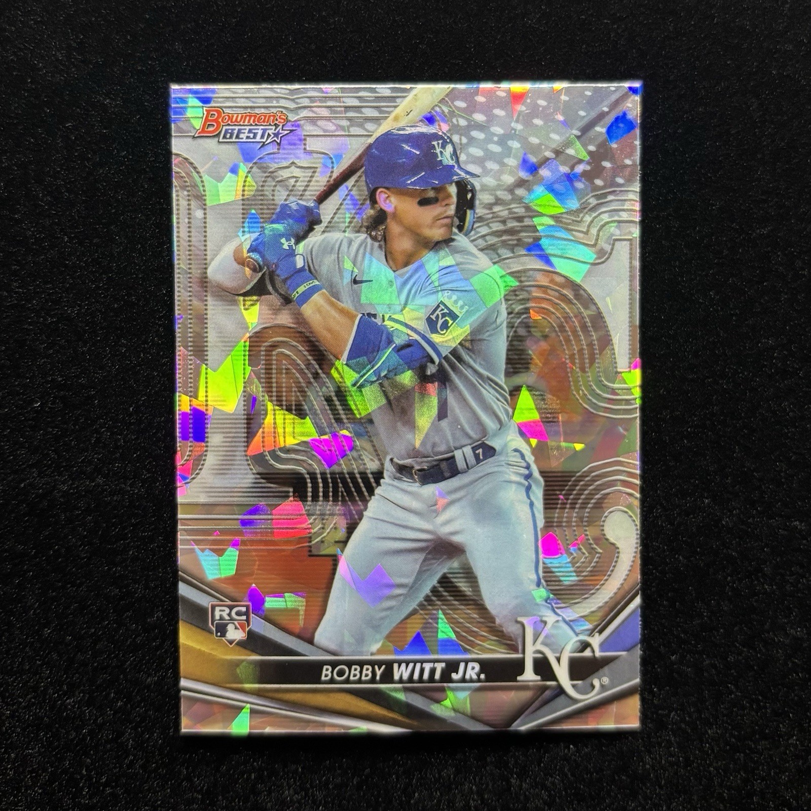 2022 Bowman's Best-Bobby Witt Jr.-Atomic Refractor Rookie (RC)