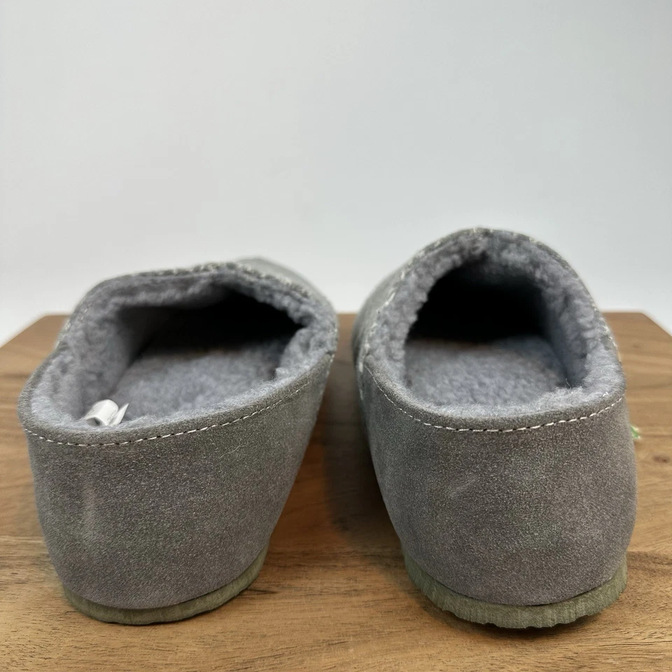 Nuevas pantuflas gris flor a cuadros Acorn Parker gris con capucha talla 7,5 - 8,5 D nuevas con etiquetas para hombre Foto 4 de 4
