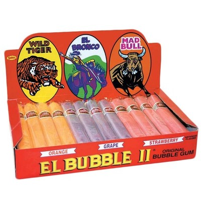 Dubble Bubble El II Gum 36 Count (Pack of 1), Assorted,Orange 
