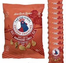 Chicken Crackling with a Hint of Habanero Chilli Case size 10x40g Free Postage