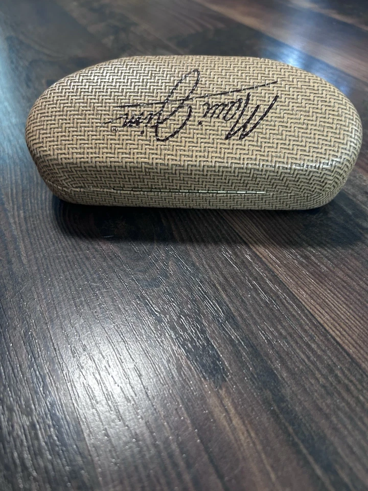 Gafas de sol genuinas Maui Jim tejidas imitación bambú carcasa rígida estuche solo aM Foto 4 de 4