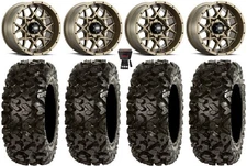 ITP Hurricane 14" Wheels Bronze 30" Rip Saw Tires Textron Wildcat XX