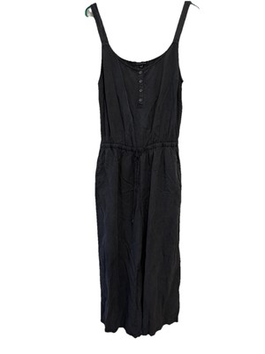 Staccato Pantsuit Jumpsuit Sleeveless Dark Gray Speghetti Strap Wide Leg Tender