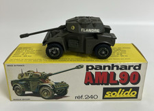 Vintage Solido 240 Panhard Aml 90 Mitillary Green Flandre In Original Box