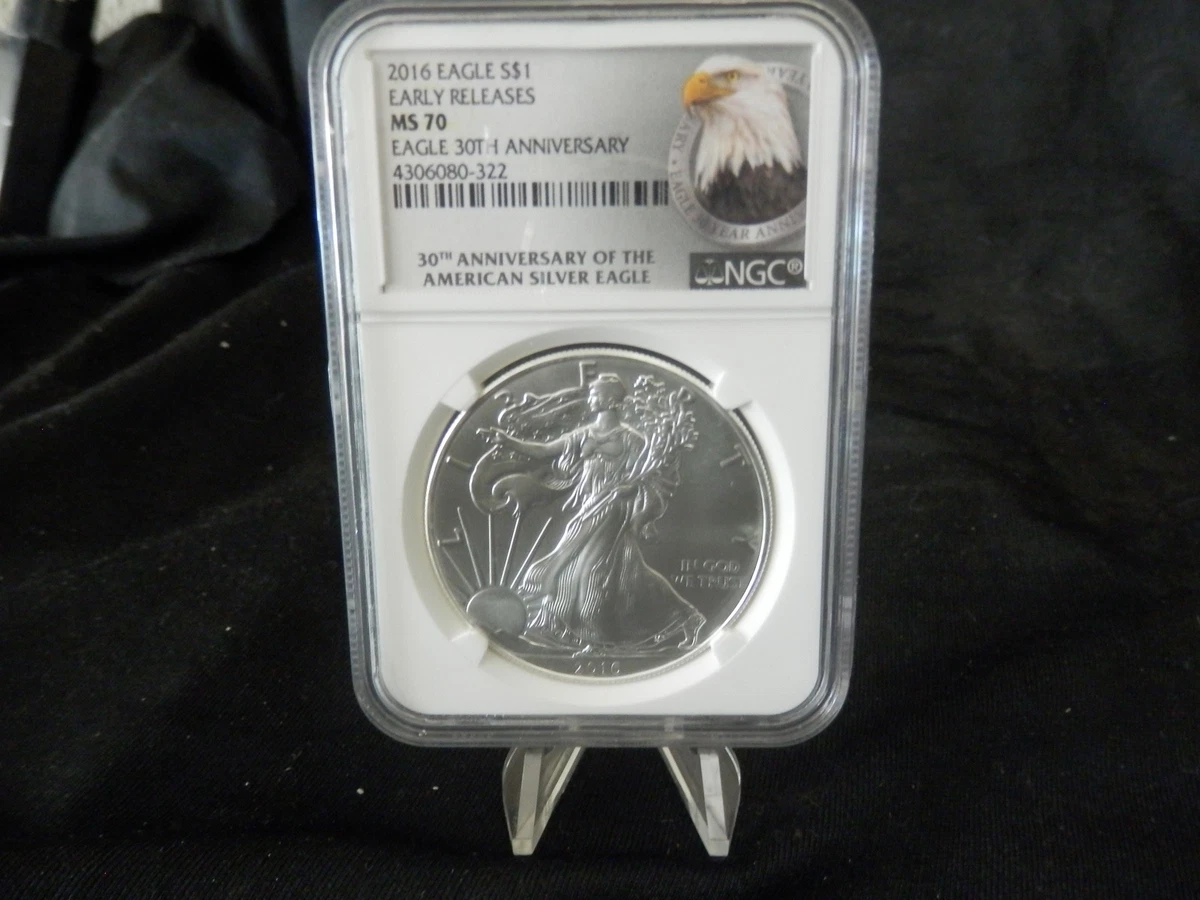 American Eagle MS 70 Graded 2016 Silver Bullion Coins for sale | eBay