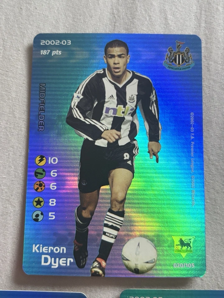 WOTC Football Champions 2002-2003 Foil Subbuteo. Shearer. Bellamy. Dyer  - Image 4 of 4