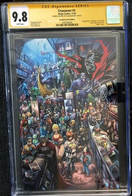 9.8 Crossover #1 Signed & Sketched By Alan Quah - Scorpion Comics Virgin #16/20