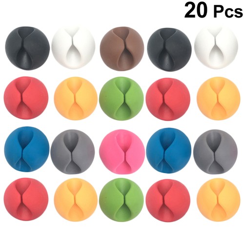 20 PCS Verschluss Schreibtisch-Kabel-Organizer Kabelclip-Organizer - 第 1/12 張圖片