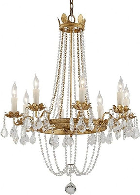 Viola 8-Light Chandelier - 27.5'' Wide, 33.5'' High, Traditional Style