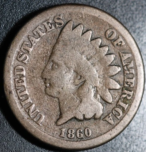 1860 INDIAN HEAD CENT - GOOD