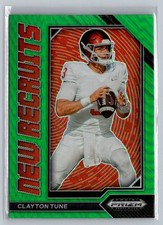 2023 Panini Prizm Draft #NR-21 Clayton Tune New Recruits Green