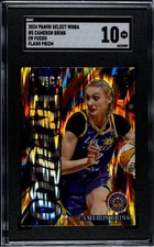 2024 Panini Select WNBA - En Fuego Cameron Brink #5 Flash Prizm (RC)