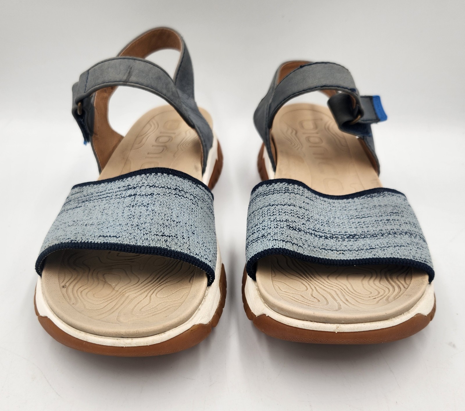 APL Sandali Bionica Nacola Sport Comfort Pelle Blu Donna 8 5 Cinturino Regolabile