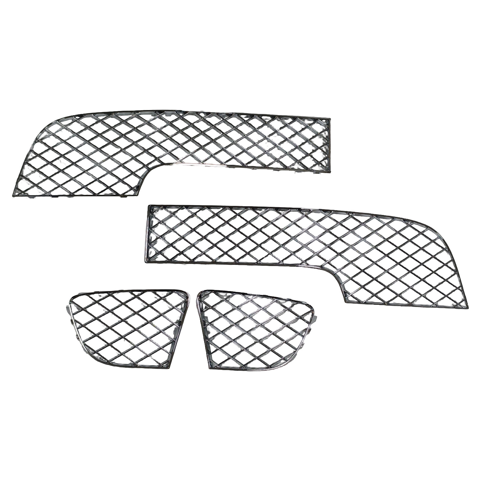 Bentley Continental GT 2012-2015 Lower Grilles 4 pcs Chrome