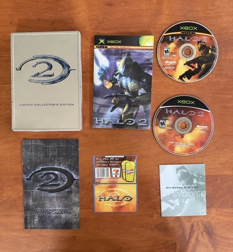 Halo 2 Limited Collector's Edition (Original OG Xbox) VGC CIB Steelbook & Tested