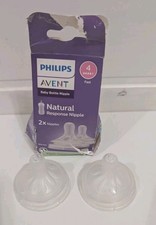Philips Avent Natural Response Baby Bottle Nipples Size 4 Fast Flow 2-Pk BIN 10