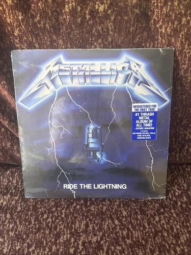 Metallica Ride the Lightning Vinyl Record LP BRAND NEW & SEALED Remastered