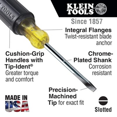 Klein Tools 606 2 1/16'' Keystone Tipp Mini-Schraubendreher 2''