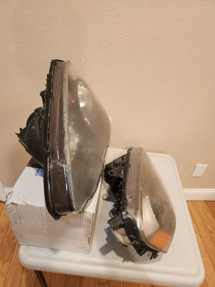 JDM 02-04 Honda Integra TypeR DC5 Acura RSX Left & Right Side Headlight Lamps - Image 3 of 4