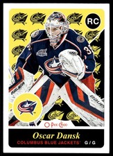 2015-16 O PEE CHEE RETRO Oscar Dansk Rookie Columbus Blue Jackets #527