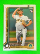 Grant Holman 2025 Topps #634 Athletics Rookie