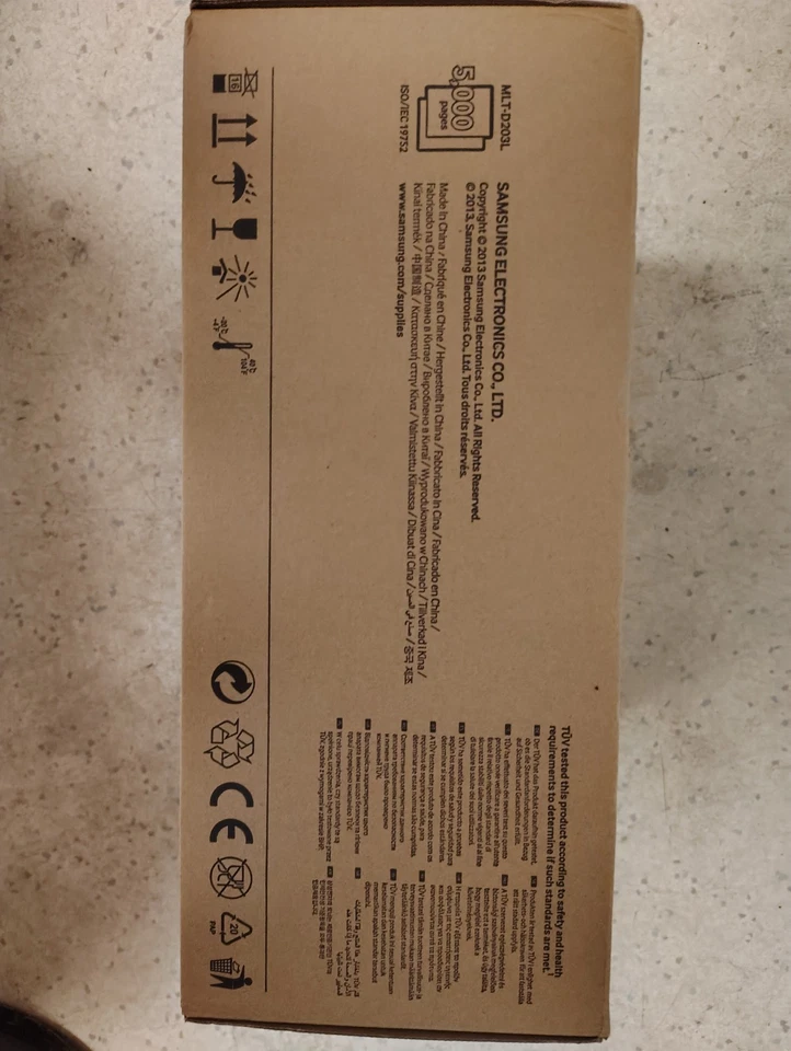 Cartucho de tóner Samsung MLT-D203L negro para ProXpress SL-M3310ND SU901A 203L NUEVO Foto 4 de 4