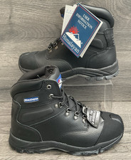 Himalayan Black Work Safety Boots UK 10 Steel Toe Midsole EU 44 New *Damaged Box