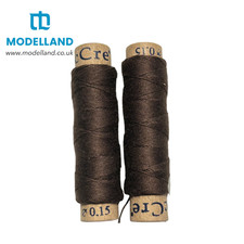 Occre 17031 Brown Thread Rope 0.15mm Long 25m For Ship Modelling Pack of 2