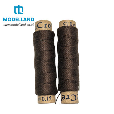 Occre 17031 braunes Fadenseil 0,15 mm lang 25 m für Schiffsmodellbau 2er Pack
