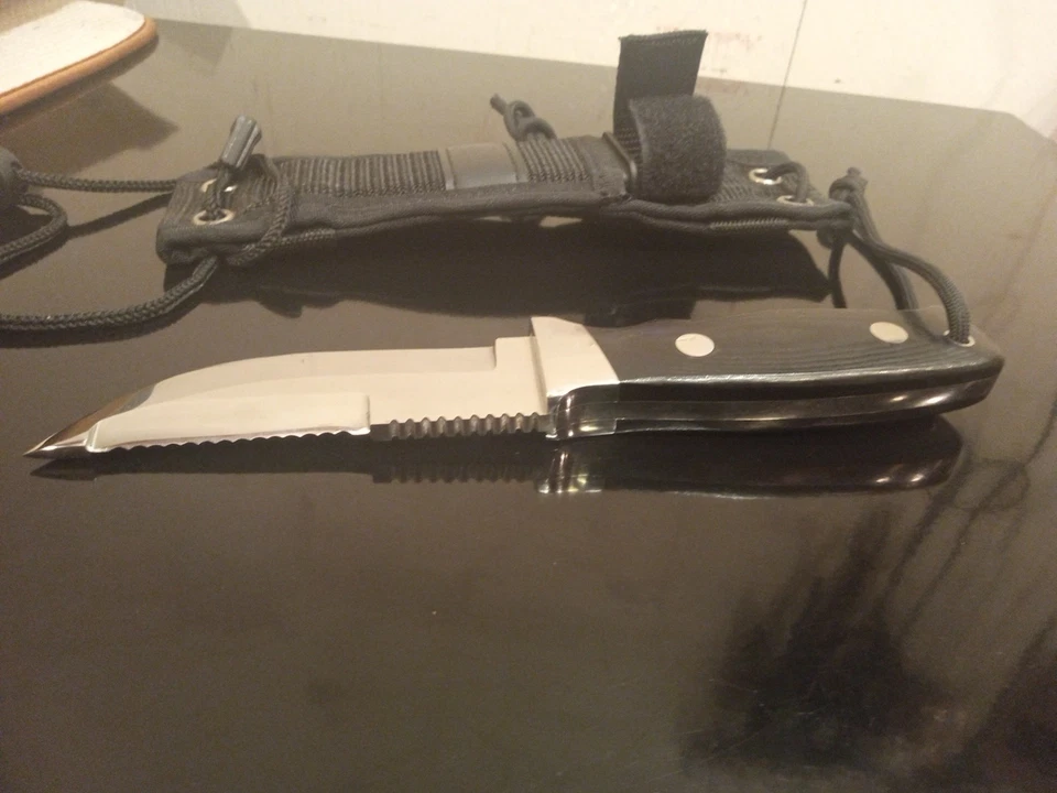 SCHMADEKA Rare Custom EDC 8'' Field/ Survival/Camp Knife. 4''- 420HC S.S. Blade - Image 3 of 4