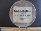 1924 Peace Sticker Dollar Coppotelli's, 24 E. Van Buren, Joliet, (ILL)