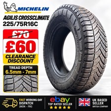 225/75R16C Michelin Agilis Crossclimate (6.5mm - 7mm)