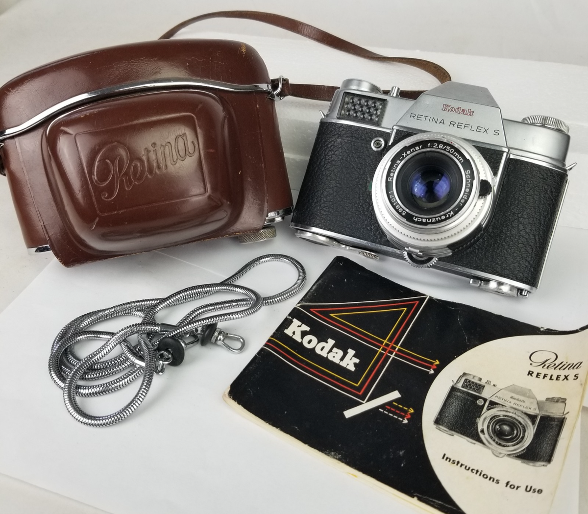 KODAK RETINA REFLEX S ボディ Kodak Retina Reflex S camera leather case Schneider- Kreuznach