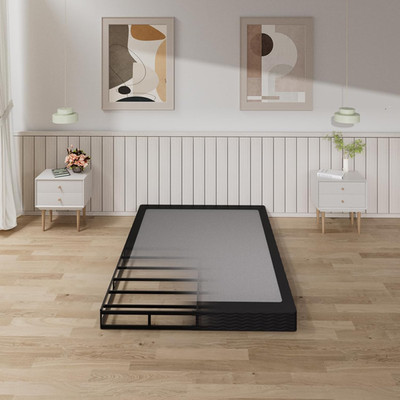 5'' Low Profile Full Size Metal Box Spring with Fabric Cover - Easy Assembly