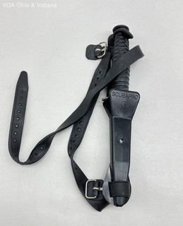 ScubaPro Dive Knife Stainless Steel Blade Serrated Edge with Sheath & Straps