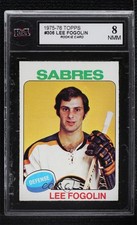 1975-76 Topps Lee Fogolin #306 KSA 8 0i7t