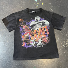 90s Salem Sportswear Chicago Bulls Michael Jordan Black Shirt Size S NBA