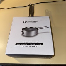 Masterclass Premium Cookware 2.5 Qt Sauce Pot...