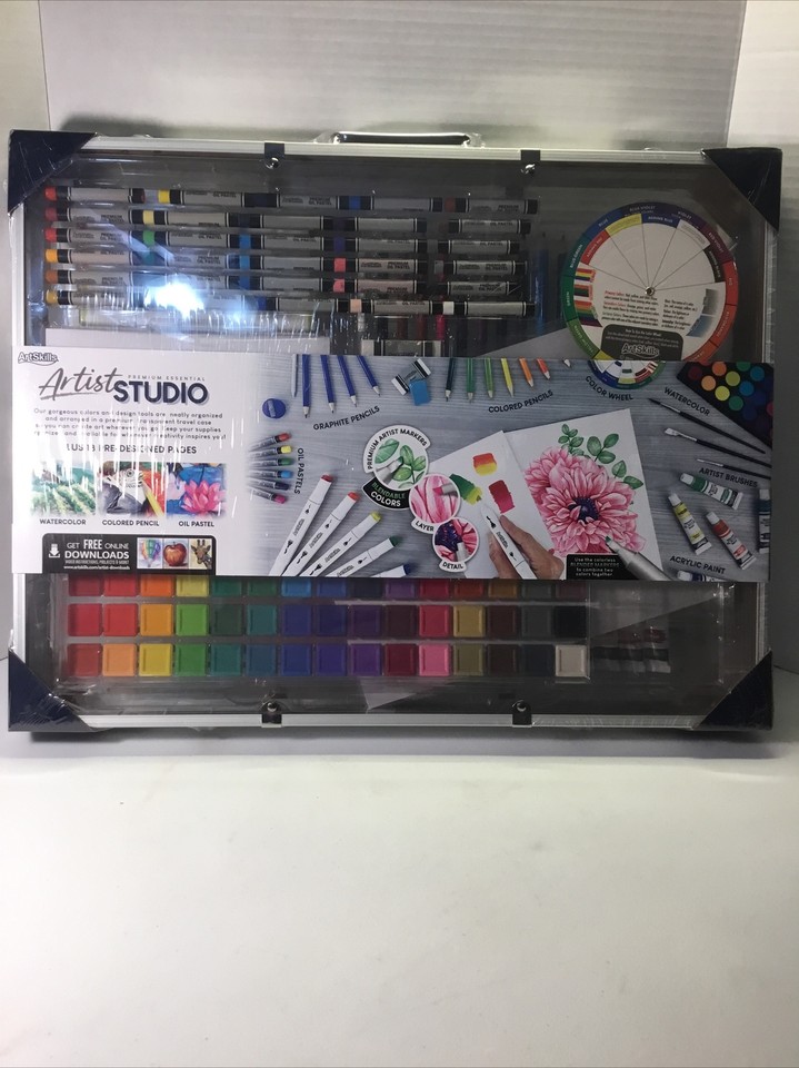 ArtSkills Premium Essential Artist Studio Art Supply Kit 200 Pieces eBay