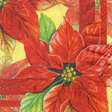 4 Motivservietten Servietten Napkins Tovaglioli Weihnachtsstern (785) Basteln