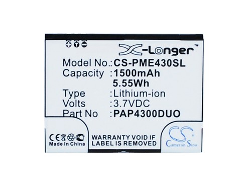 Batteria per Prestigio MultiPhone 4300 Duo PAP4300DUO 1500mAh NUOVA - Foto 2 di 5