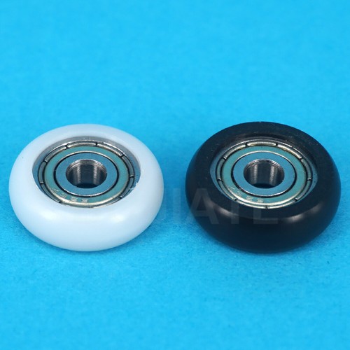 3D-Drucker Nylon Kunststoff Rad Pulley Linear 625ZZ Bearing Pulley Schwarz Weiß - Bild 3 von 5