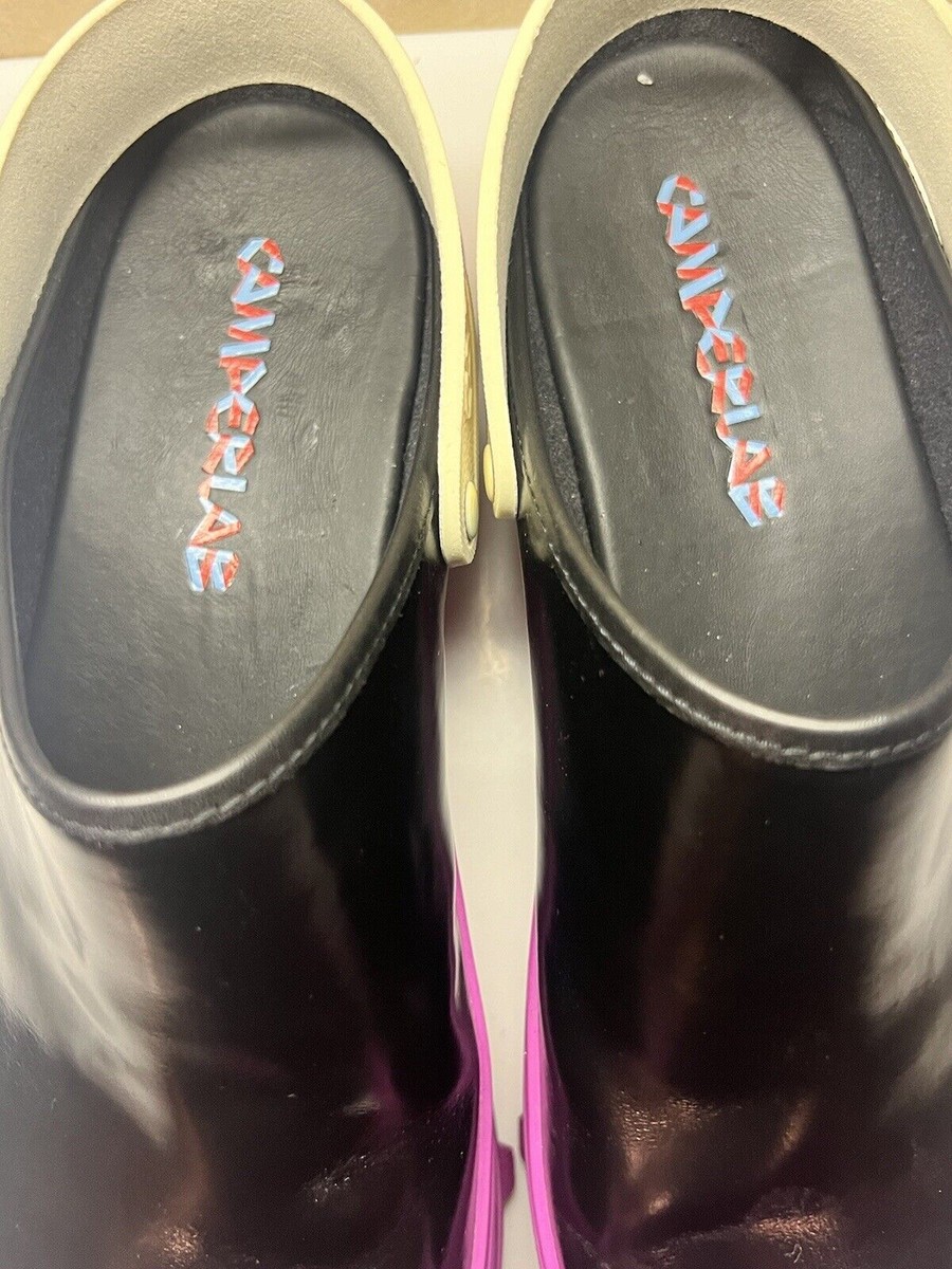 Camper Lab Traktori Black Pink Clogs Size 46 Womens 14 Mens
