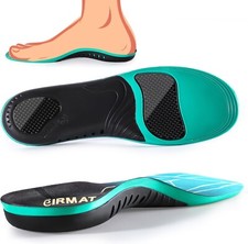 Fasciitis High Arch Support Insoles for Men Women, Work Boot Shoe Inserts for Wo