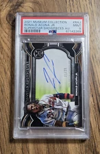 2021 Topps Museum Collection: Ronald Acuna Jr Superstar Auto 21/25 #SS-RAJ PSA 9